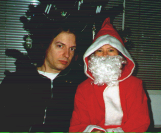 Hartmut & Santa Claus, December 2002
